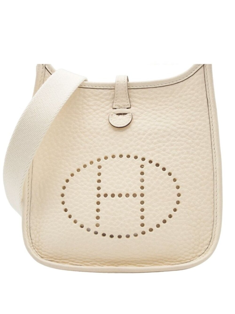 Hermes Evelyne TPM Amazon Nata Silver Taurillon Clemence Shoulder Bag